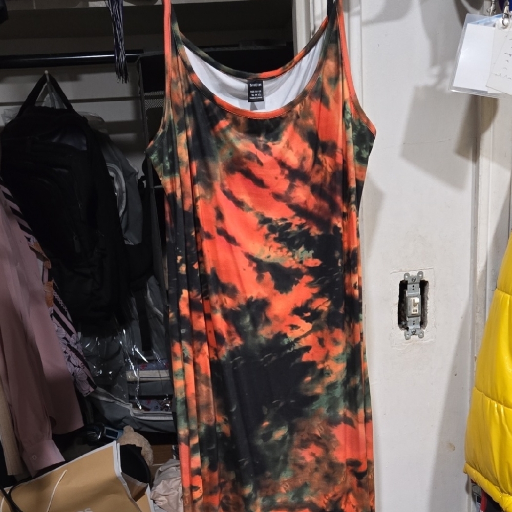 Shein Tie-Dye Maxi Dress